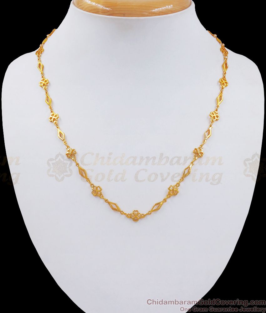 Gold short neck chain designs on sale